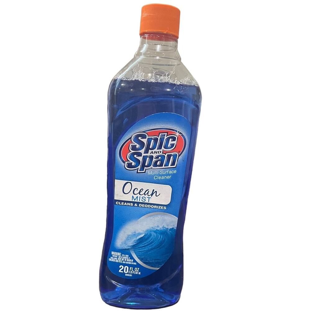 Spic & Span Multi-Surface Cleaner Ocean Mist Scent‎ 20 FL OZ 2013 Disinfect Rare